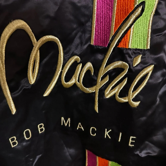 RARE Bob Mackie Designer Vintage Bomber Jacket XL Excellent Condition - Picture 4 of 12